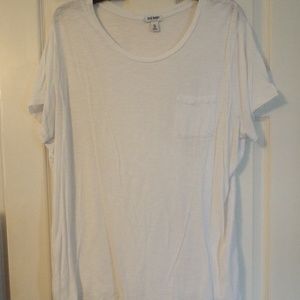 White Pocket Tee